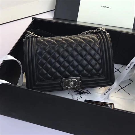 chanel le boy large replica|Chanel dupe leather.